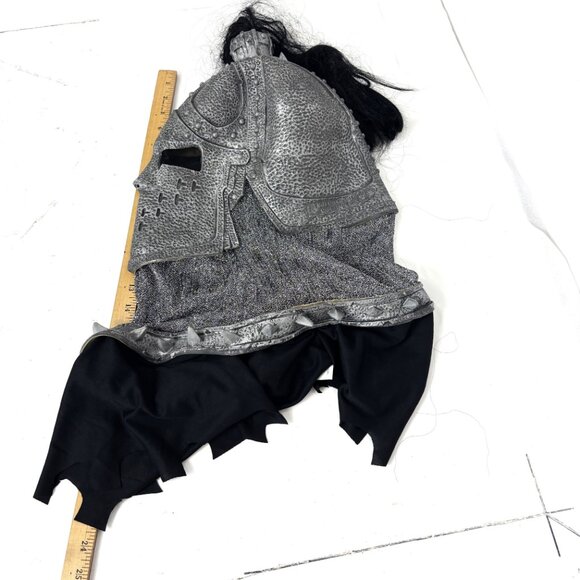 Faux Metal Knight Mask Medieval Renaissance Easter Unlimited Y2K Vintage - Picture 11 of 15